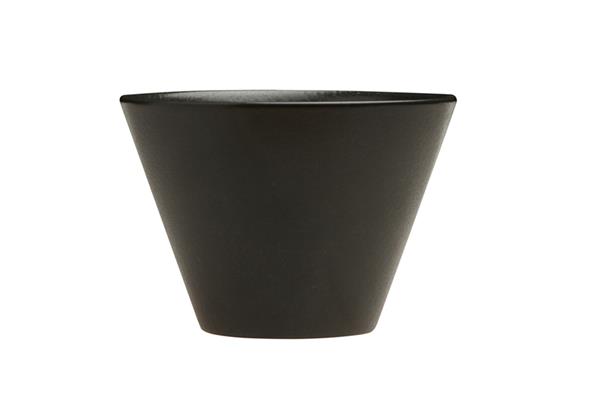 Чаша коническая d 12 см h 8 см 400 мл фарфор цвет черный Seasons