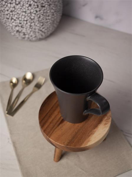 Кружка Porland Seasons 340 мл, черная, подарочная упаковка