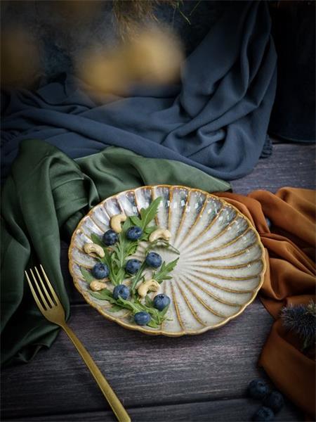 Тарелка d 20,8 см h 2,8 см , ASTERA PEARL