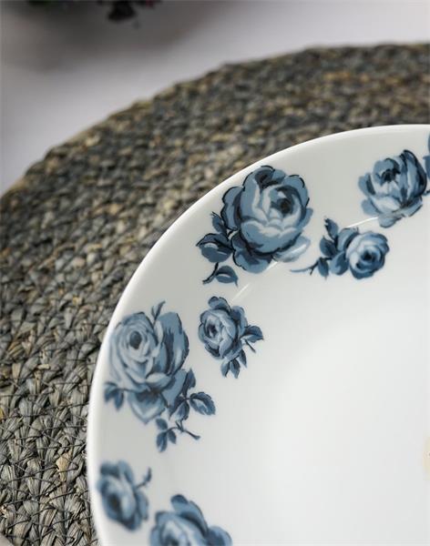 Тарелка глубокая 25 см, декор FLORAL