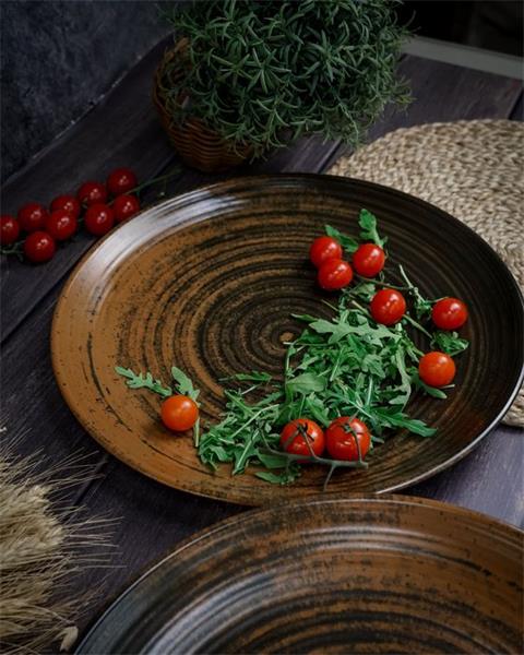 Набор тарелок Lykke Brown 30 см, 2 шт