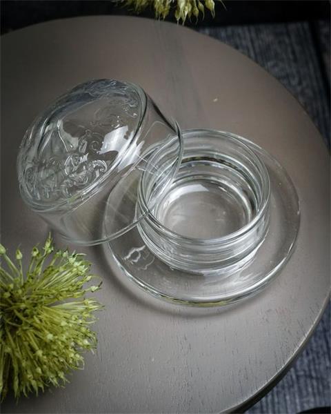 Масленка с крышкой 70 мл, d 9,5 см h 6,5 см, VERSAILLES