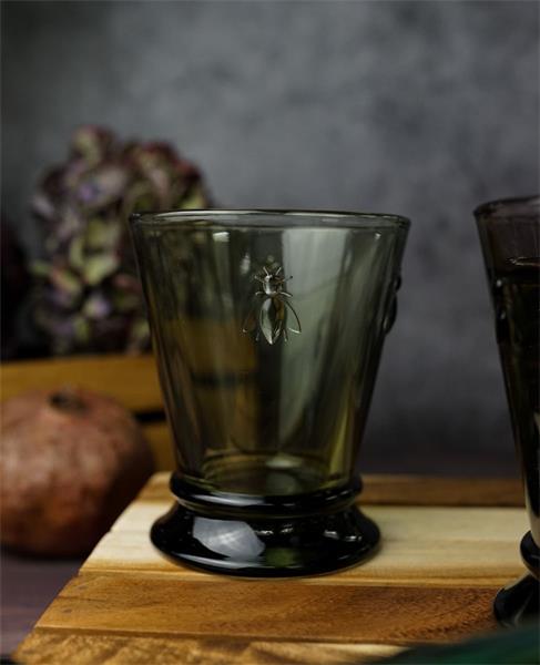 Набор из 4 разноцветных стаканов  260 мл, h 10,3 см, d 8,4 см , ABEILLE