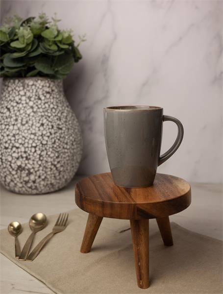 Кружка Porland Seasons 260 мл, темно-серая, подарочная упаковка