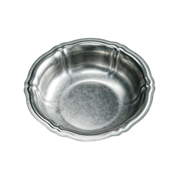 Салатник с рельефом 430 мл, d 16 см h 4,5 см, нерж. сталь, Antique Metal