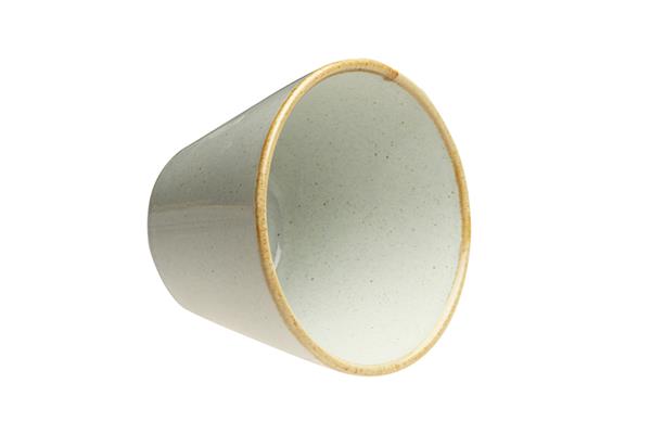 Чаша коническая d 9,5 см h 7 см 200 мл фарфор цвет серый Seasons