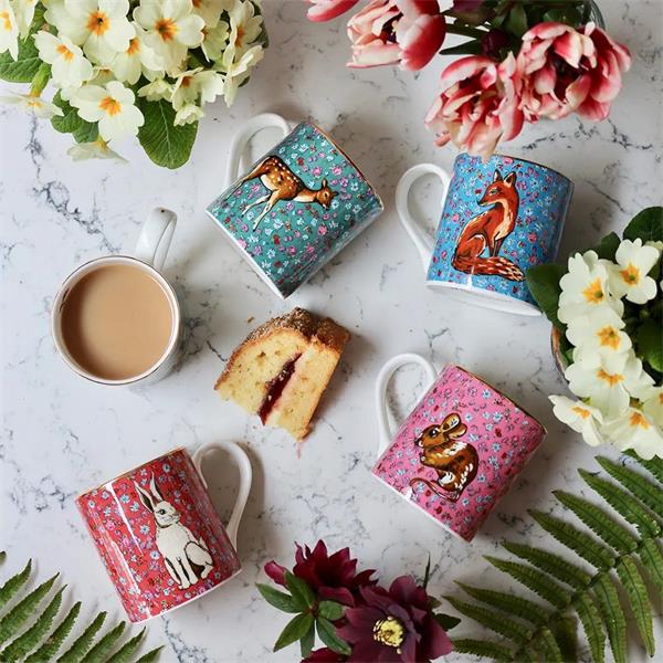 Кружка 280 мл, декор HARE