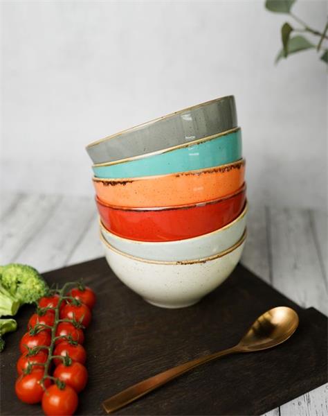 Салатник d 14 см h 7 см 550 мл фарфор цвет бежевый Seasons