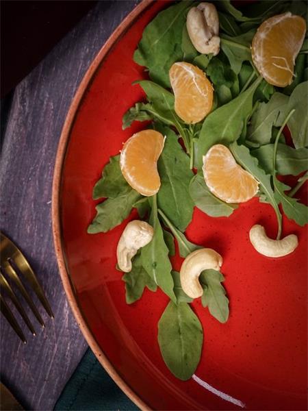 Салатник полуглубокий d 22 см h 4 см 835 мл фарфор цвет красный Seasons