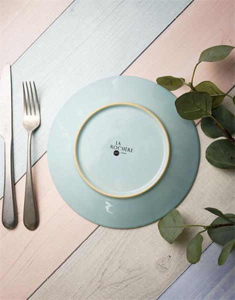 Тарелка d 21,4 см, керамика, цвет голубой, CERAMIQUE ABEILLE