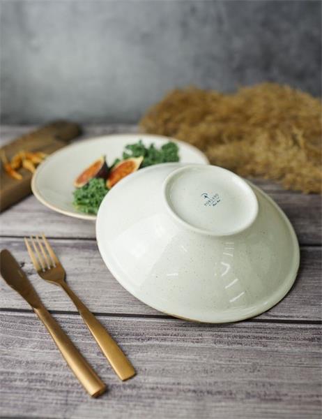 Чаша для салата 20 см фарфор цвет бежевый Seasons