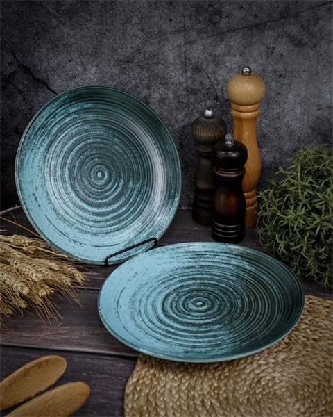 Набор тарелок Lykke Turquoise 30 см, 2 шт