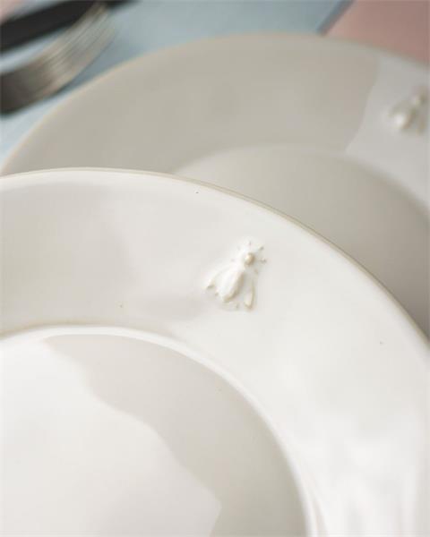 Тарелка d 21,4 см, керамика, цвет молочный, CERAMIQUE ABEILLE