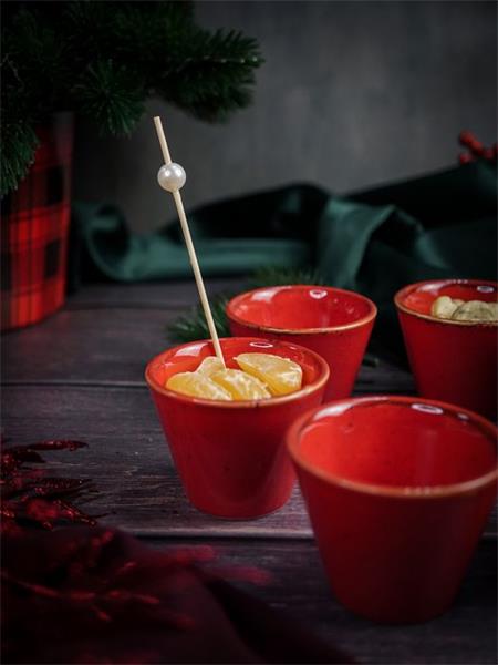 Соусник d 6 см h 4.5 см 50 мл фарфор цвет красный Seasons