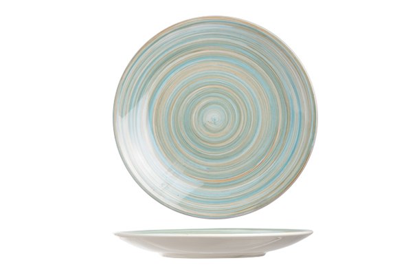 Тарелка мелкая d 22. керамика, Turbolino Blue