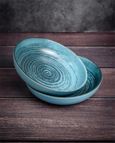 Набор салатников Lykke Turquoise 400 мл, 4 шт