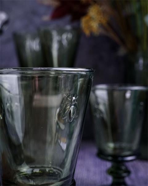 Бокал для вина 240 мл, h 14,1 см, d 8,5 см, цвет оливковый ABEILLE  OLIVE (замена 611014)