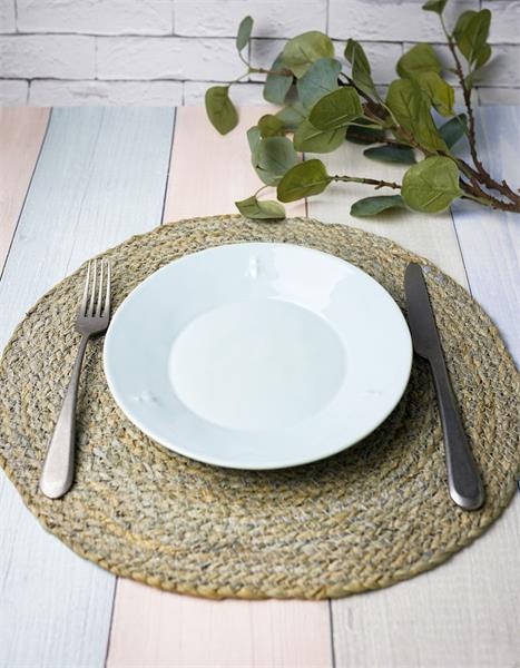 Тарелка d 21,4 см, керамика, цвет голубой, CERAMIQUE ABEILLE