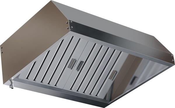 Зонт вытяжной пристенный RESTOINOX ЗВП-08/08