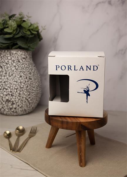 Кружка Porland Seasons 340 мл, черная, подарочная упаковка