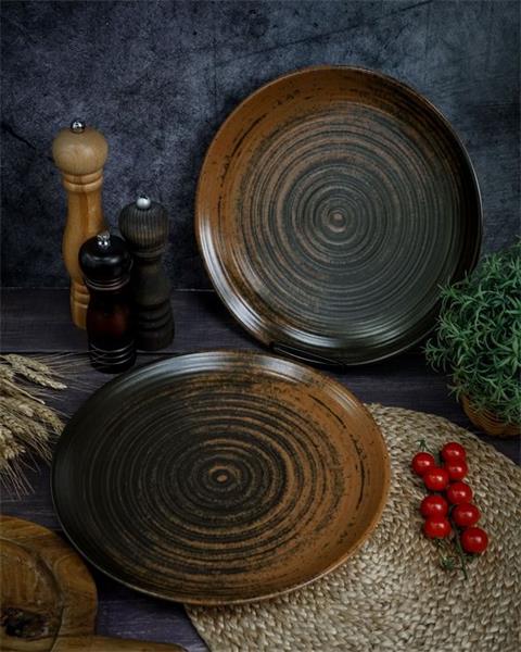 Набор тарелок Lykke Brown 30 см, 2 шт