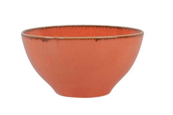 Салатник d 16 см h 8.5 см 770 мл фарфор цвет оранжевый Seasons