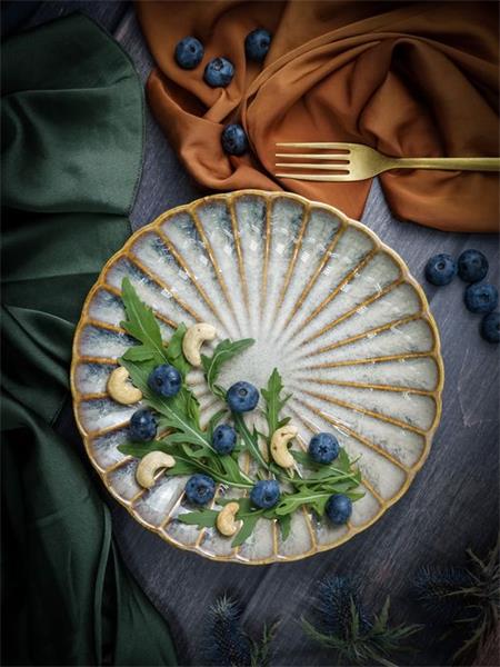 Тарелка d 20,8 см h 2,8 см , ASTERA PEARL