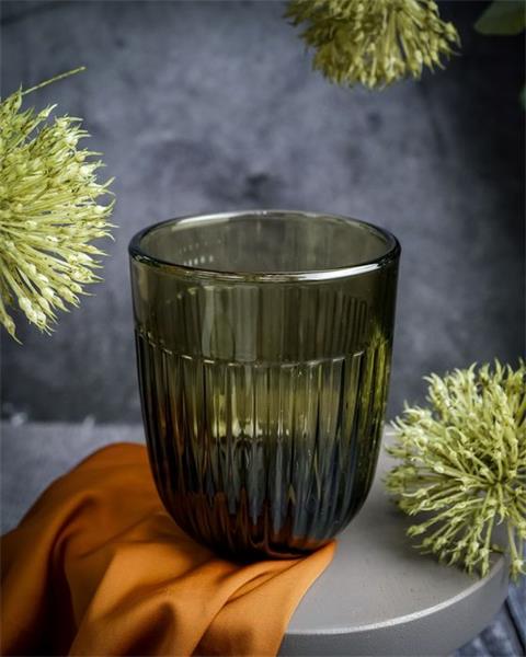 Стакан O/F 290 мл, h 9,5 см, d 8 см, цвет зеленый OUESSANT OLIVE	