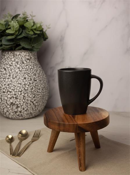 Кружка Porland Seasons 260 мл, черная, подарочная упаковка