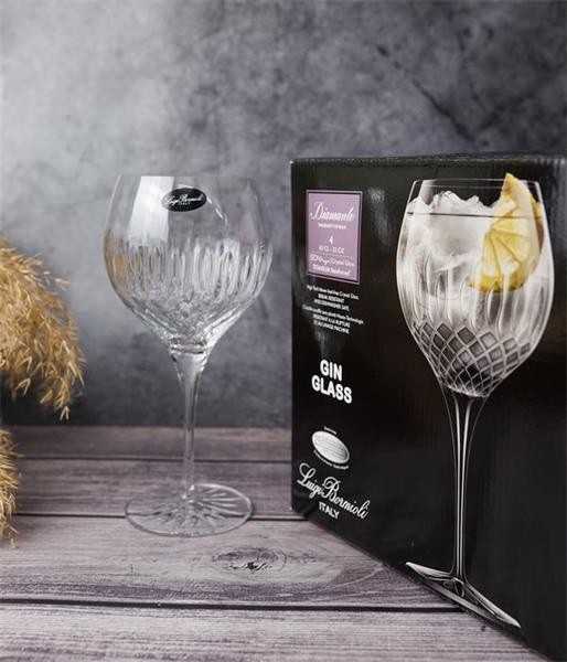 Набор бокалов для коктейля 650 мл Diamante Gin Glass, хрустальное стекло, 4 шт.