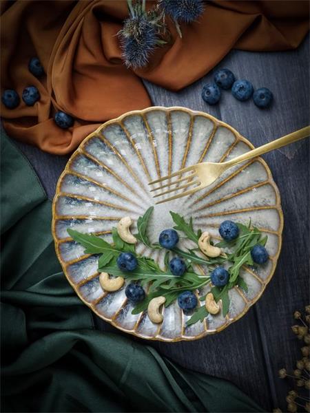 Тарелка d 20,8 см h 2,8 см , ASTERA PEARL