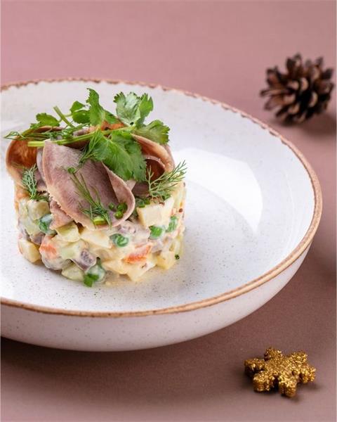 Porland Набор салатников Сизонс 22 см (2 предмета), бежевый, 835 мл