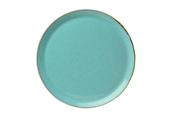 Тарелка для пиццы 32 см фарфор цвет бирюзовый Seasons
