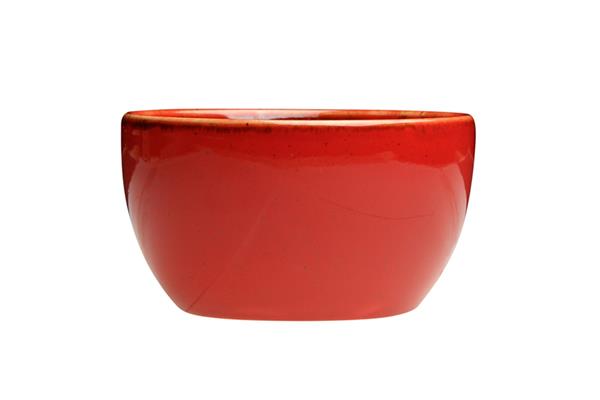 Сахарница  d 10 см h 5,5 см 210 мл фарфор цвет красный Seasons