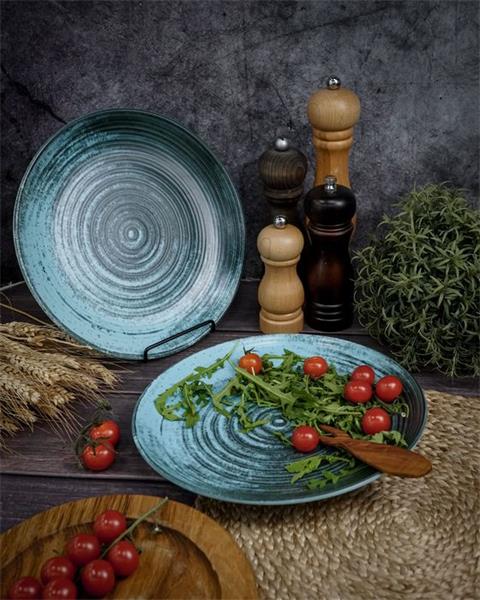 Набор тарелок Lykke Turquoise 30 см, 2 шт