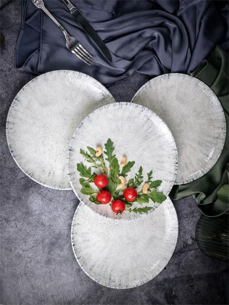 Тарелка мелкая 25 см, без борта