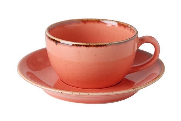 Чашка 250 мл фарфор цвет оранжевый Seasons