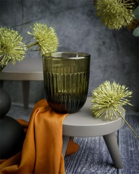 Стакан O/F 290 мл, h 9,5 см, d 8 см, цвет зеленый OUESSANT OLIVE	