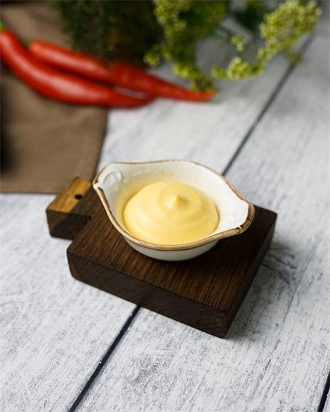 Соусник с ручками d 7 см фарфор цвет бежевый Seasons