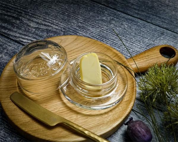 Масленка с крышкой 70 мл, d 9,5 см h 6,5 см, VERSAILLES