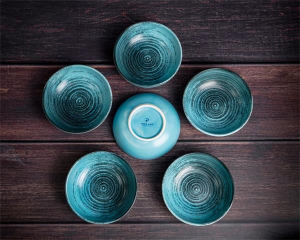 Набор соусников Lykke Turquoise 95 мл, 6 шт