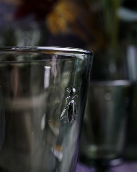 Бокал для вина 240 мл, h 14,1 см, d 8,5 см, цвет оливковый ABEILLE  OLIVE (замена 611014)