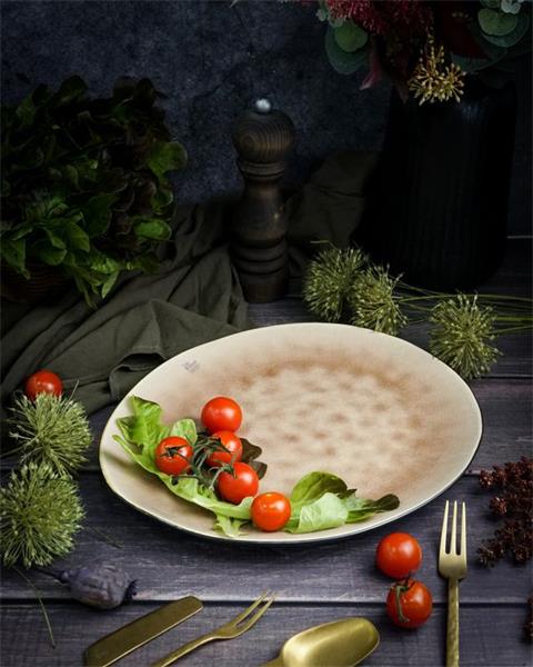 Тарелка овальная 27x23 см h 2 см, LAGUNA OLD ROSE