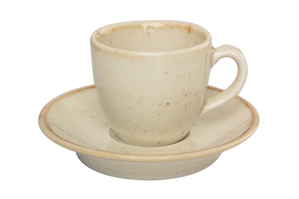 Чашка кофейная 90 мл фарфор цвет желтый Seasons