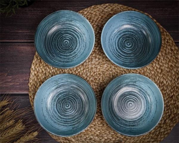 Набор салатников Lykke Turquoise 250 мл, 4 шт