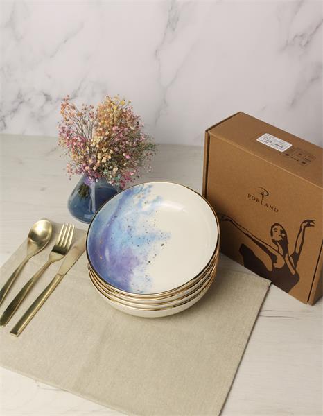 Набор салатников Porland Cosmos 415 мл 4шт, подарочная упаковка