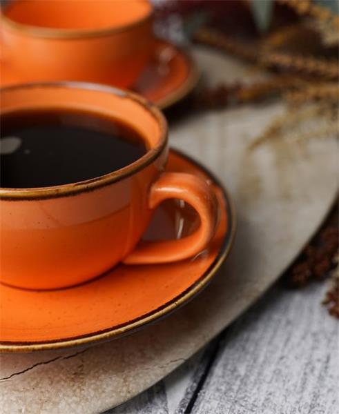 Чашка 250 мл фарфор цвет оранжевый Seasons