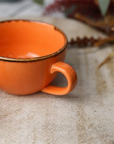 Чашка 250 мл фарфор цвет оранжевый Seasons