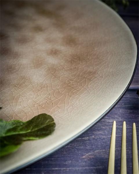 Тарелка овальная 27x23 см h 2 см, LAGUNA OLD ROSE