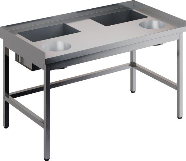 Стол для обработки корнеплодов и овощей RESTOINOX СДК-15/8